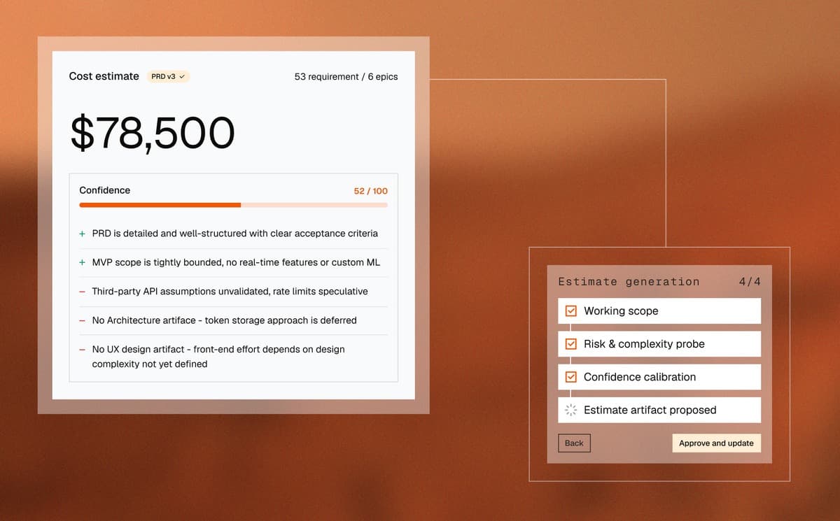 Budget — Real-time cost confidence across evolving scope.
